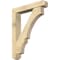 Ekena Millwork Balboa Craftsman Rough Sawn Bracket w/ Offset Brace, Douglas Fir, 6"W x 32"D x 40"H BKT0604X32X40BOA04RDF - alternate 1